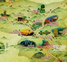 巴音郭楞景点地图(长沙景点地图)